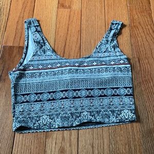 Boho crop top